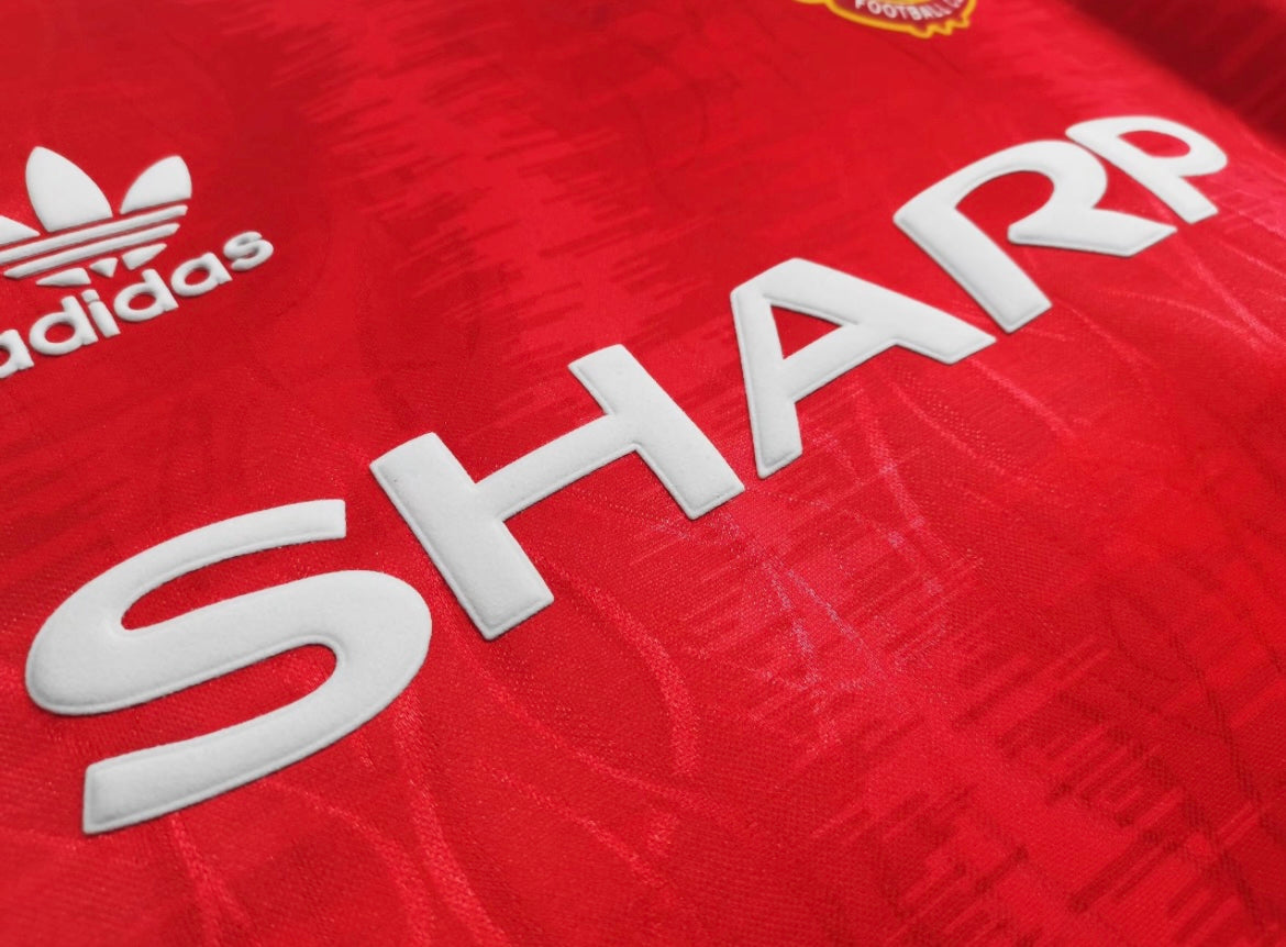 Maillot Rétro Manchester United 1991-92 Domicile