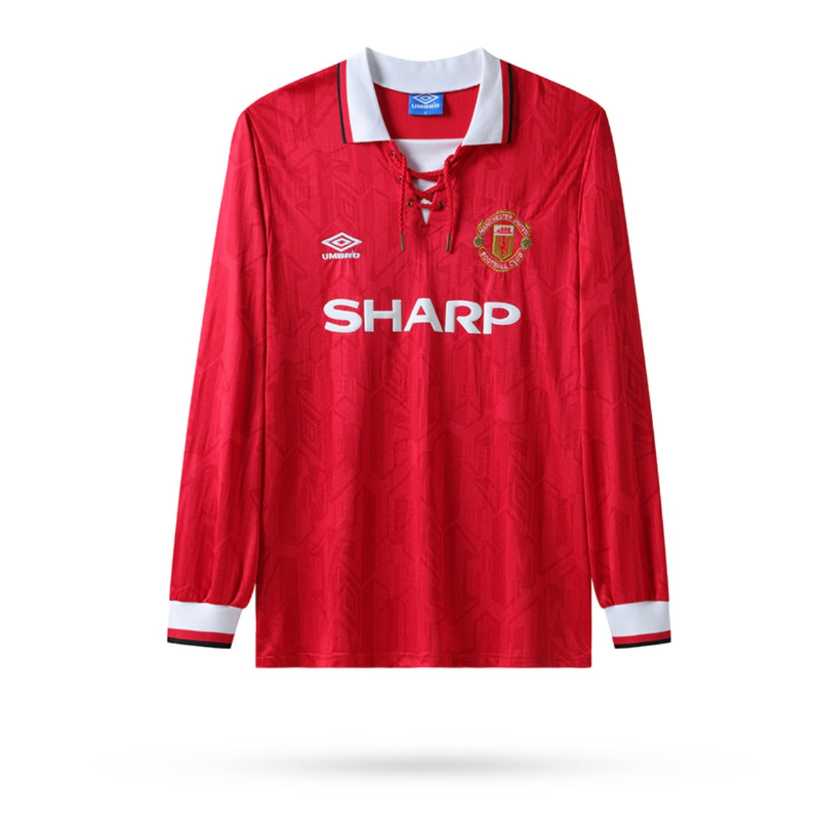 Maillot Rétro Manchester United 1992-93 Domicile Manches Longues