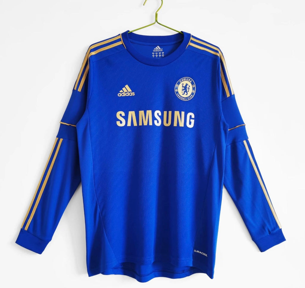 Maillot Rétro Chelsea 2012-13 Domicile Manches Longues