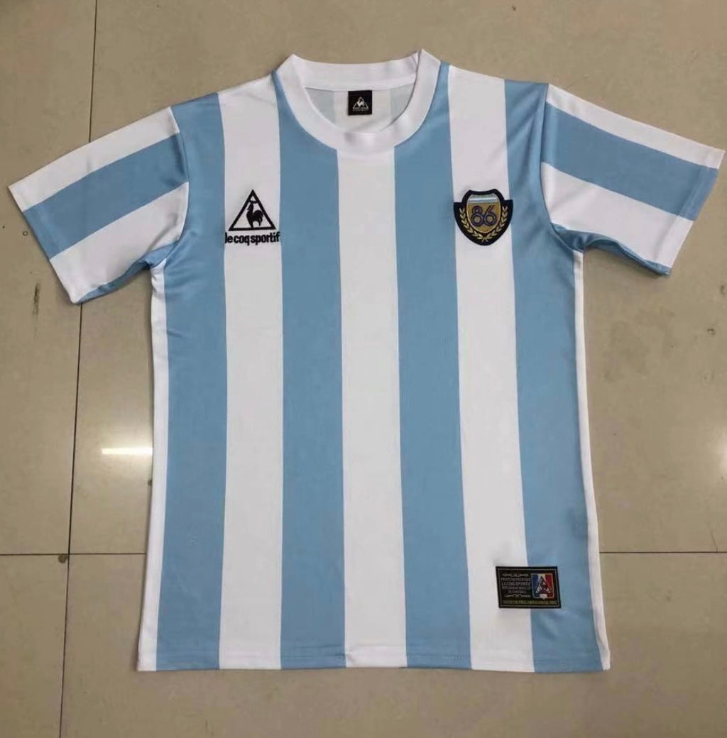 Maillot Rétro Argentine 1986 Domicile