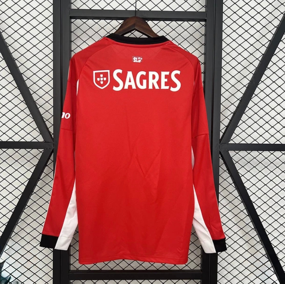 Maillot Benfica 2025-26 Domicile Manches Longues