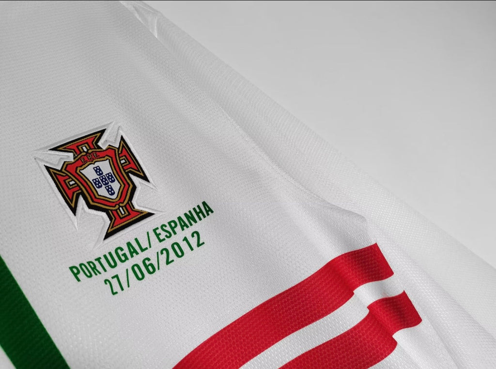 Maillot Rétro Portugal 2012 Extérieur Manches Longues