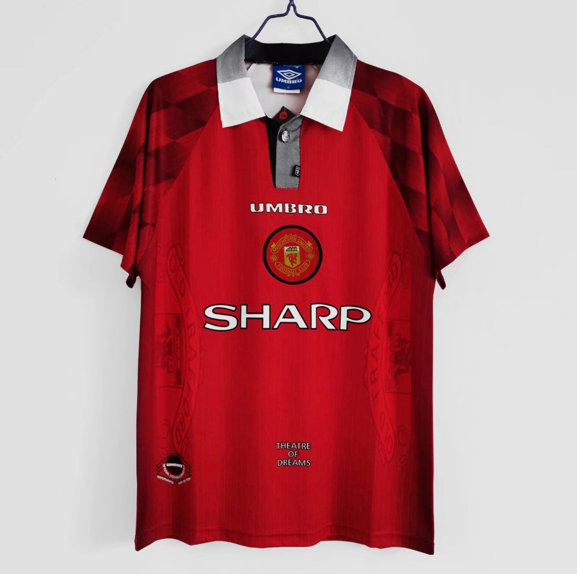 Maillot Rétro Manchester United 1996-97 Domicile