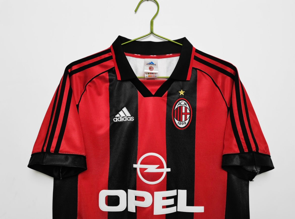 Maillot Rétro AC Milan 1998-99 Domicile