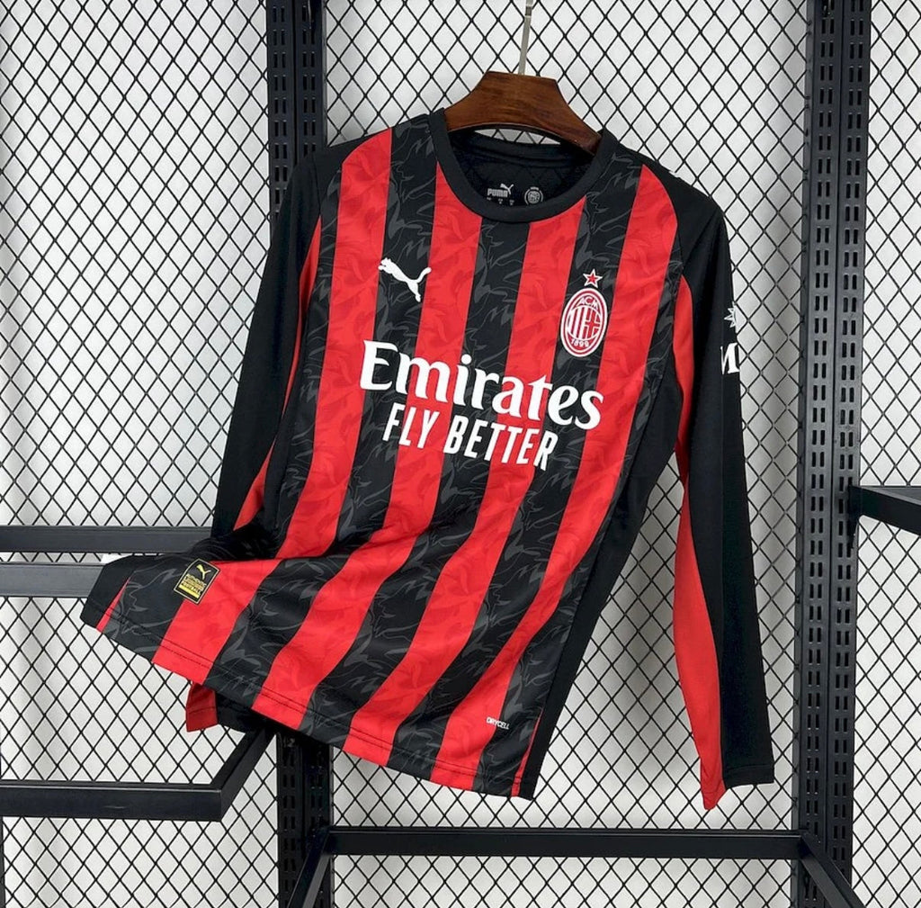 Maillot AC Milan 2025-26 Domicile Manches Longues