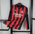 Maillot AC Milan 2025-26 Domicile Manches Longues