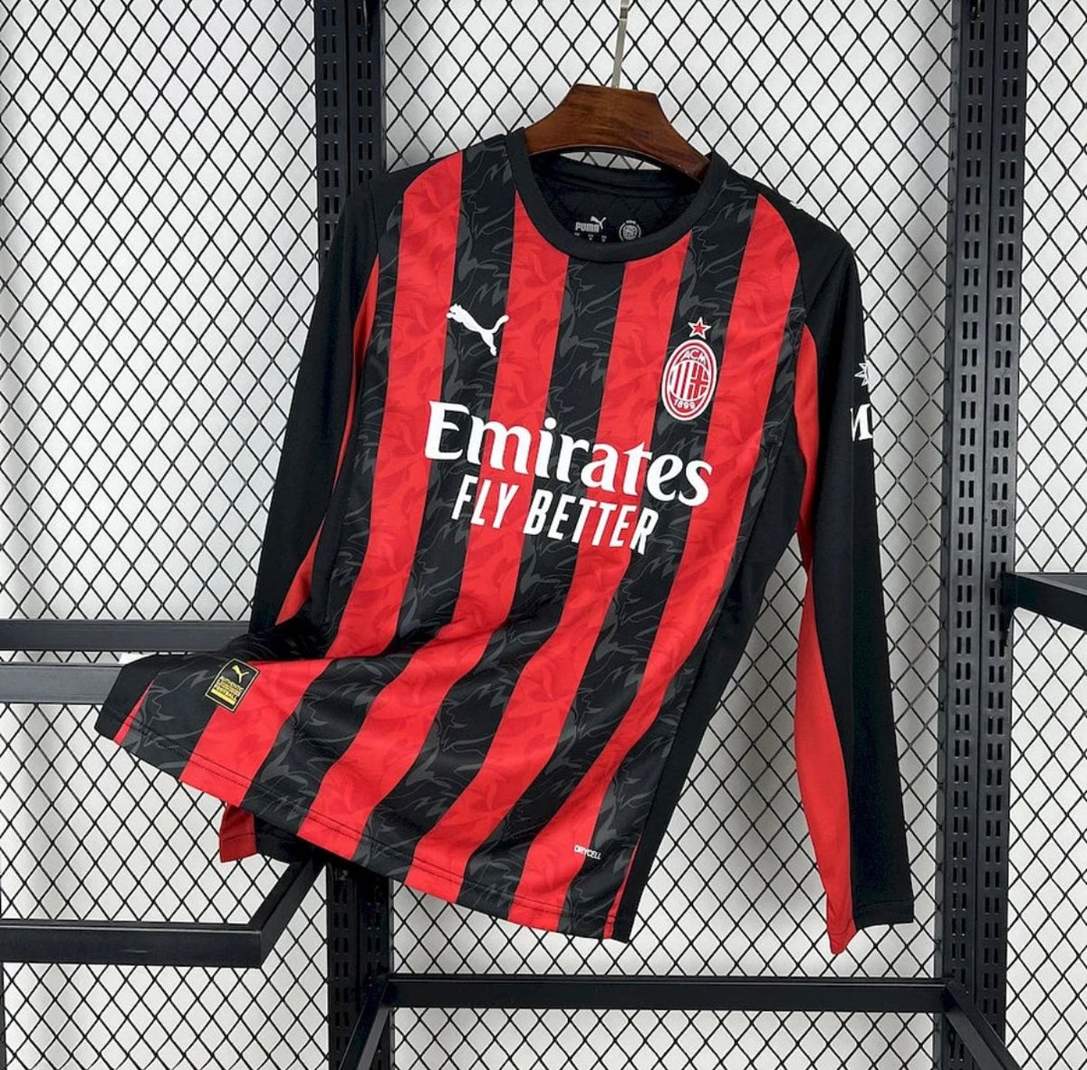 Maillot AC Milan 2025-26 Domicile Manches Longues