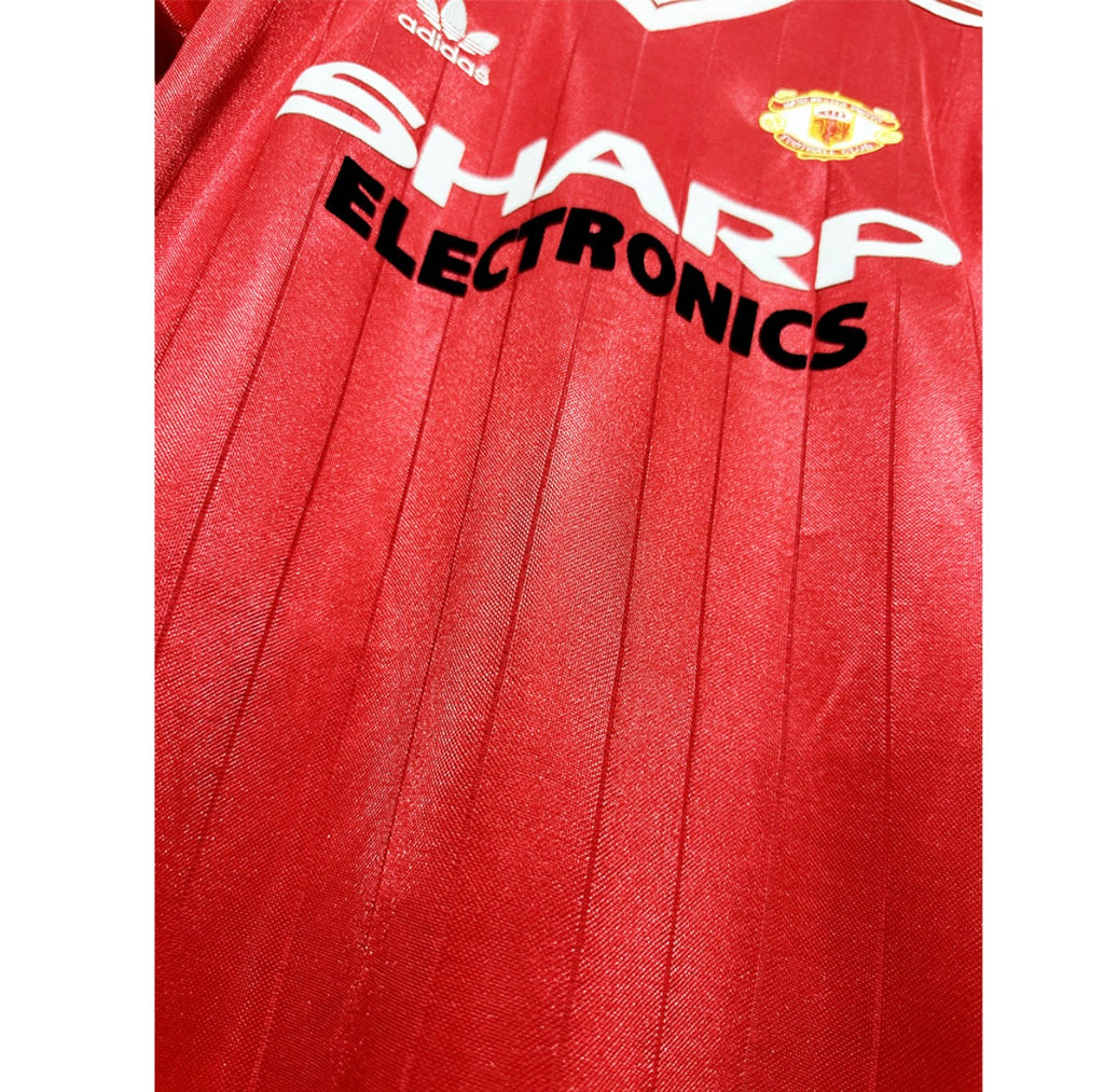 Maillot Rétro Manchester United 1982-83 Domicile Manches Longues