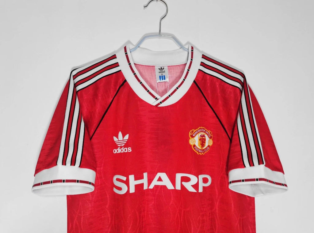 Maillot Rétro Manchester United 1991-92 Domicile