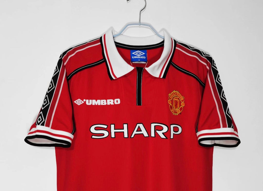 Maillot Rétro Manchester United 1998-99 Domicile