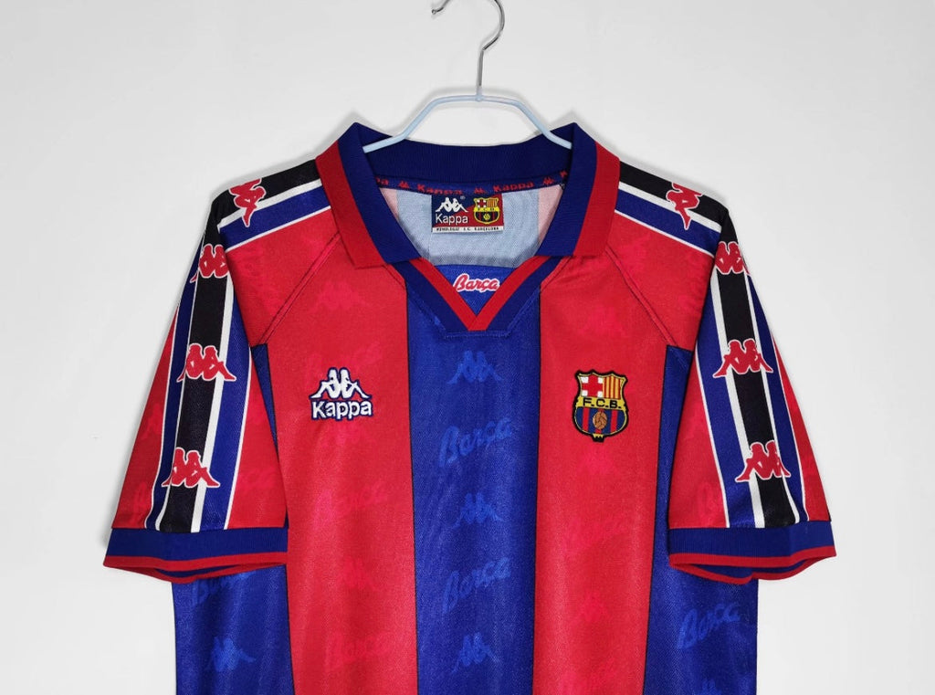 Maillot Rétro FC Barcelone 1996-97 Domicile