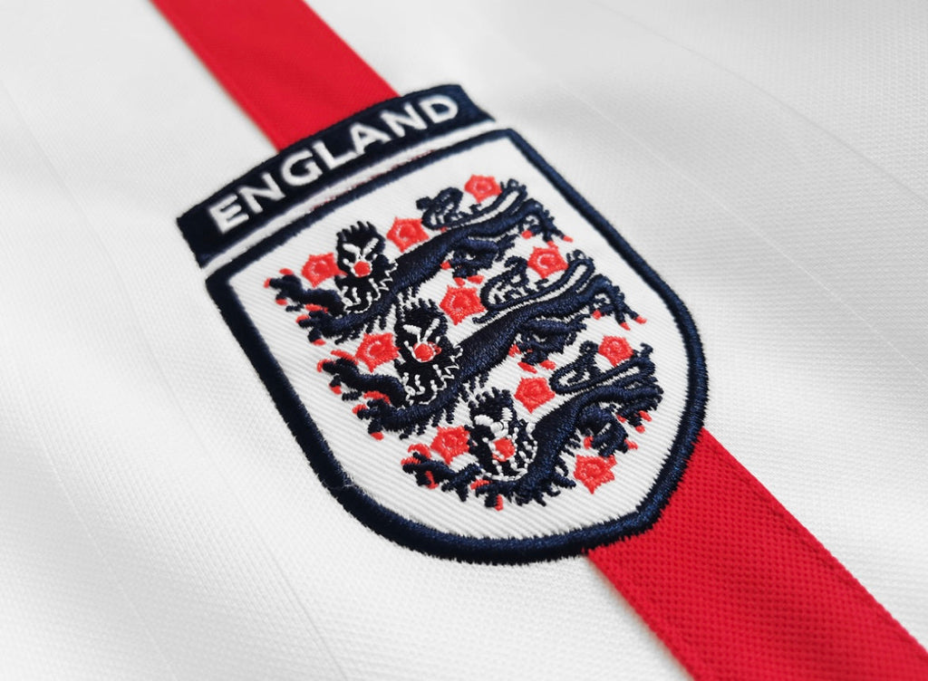 Maillot Rétro Angleterre 2002 Domicile Manches Longues