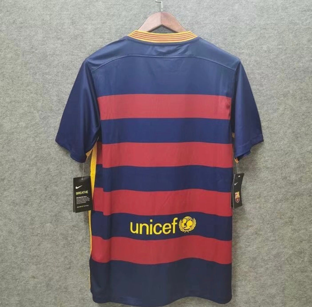 Maillot Rétro FC Barcelone 2015-16 Domicile