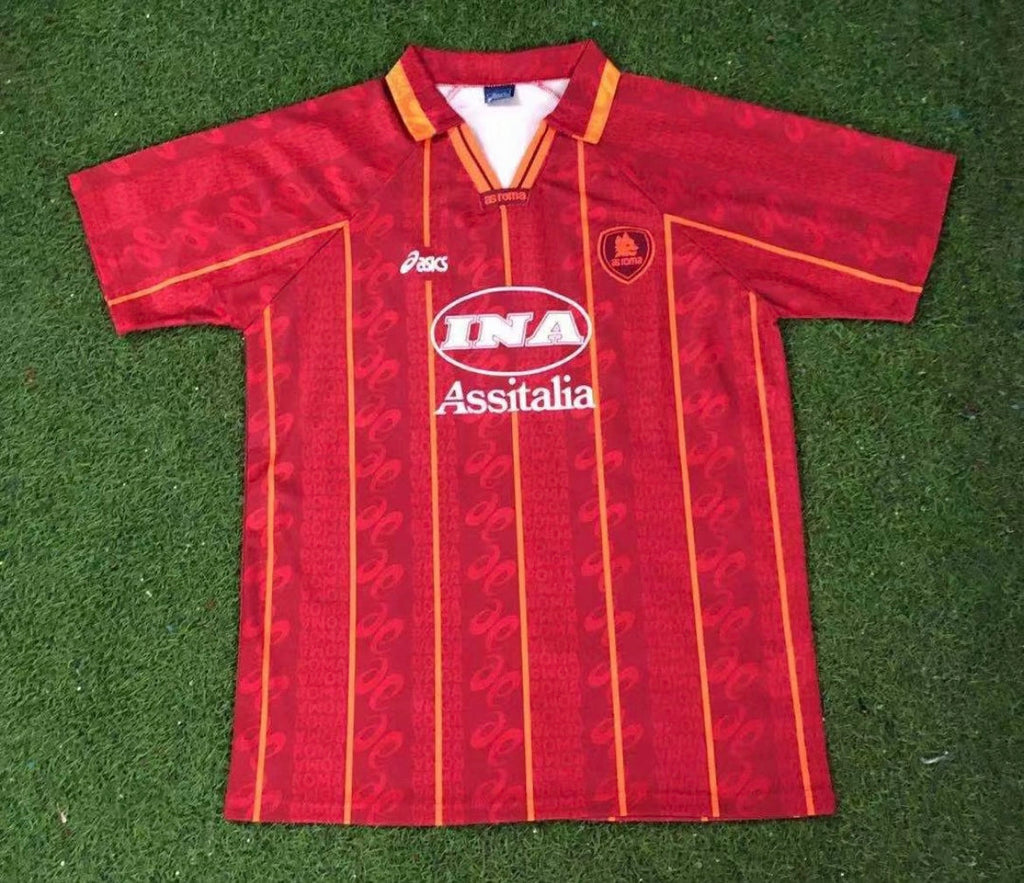 Maillot Rétro AS Roma 1996-97 Domicile