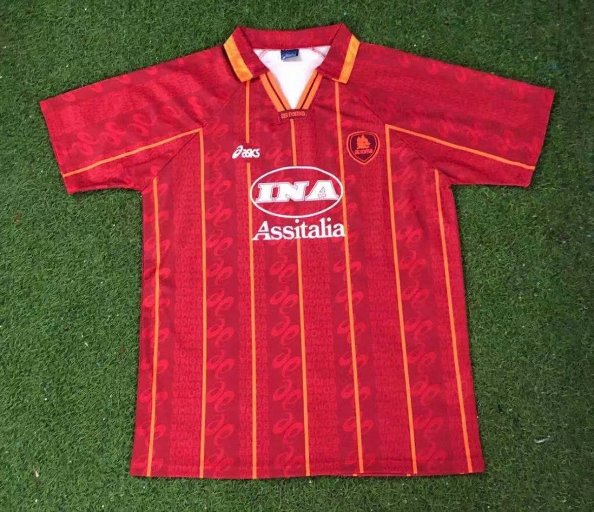 Maillot Rétro AS Roma 1996-97 Domicile