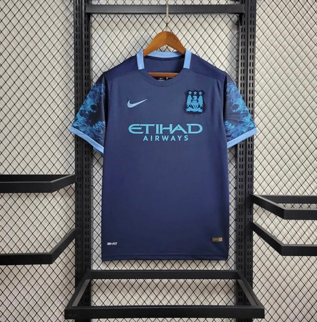Maillot Rétro Manchester City 2015-16 Extérieur