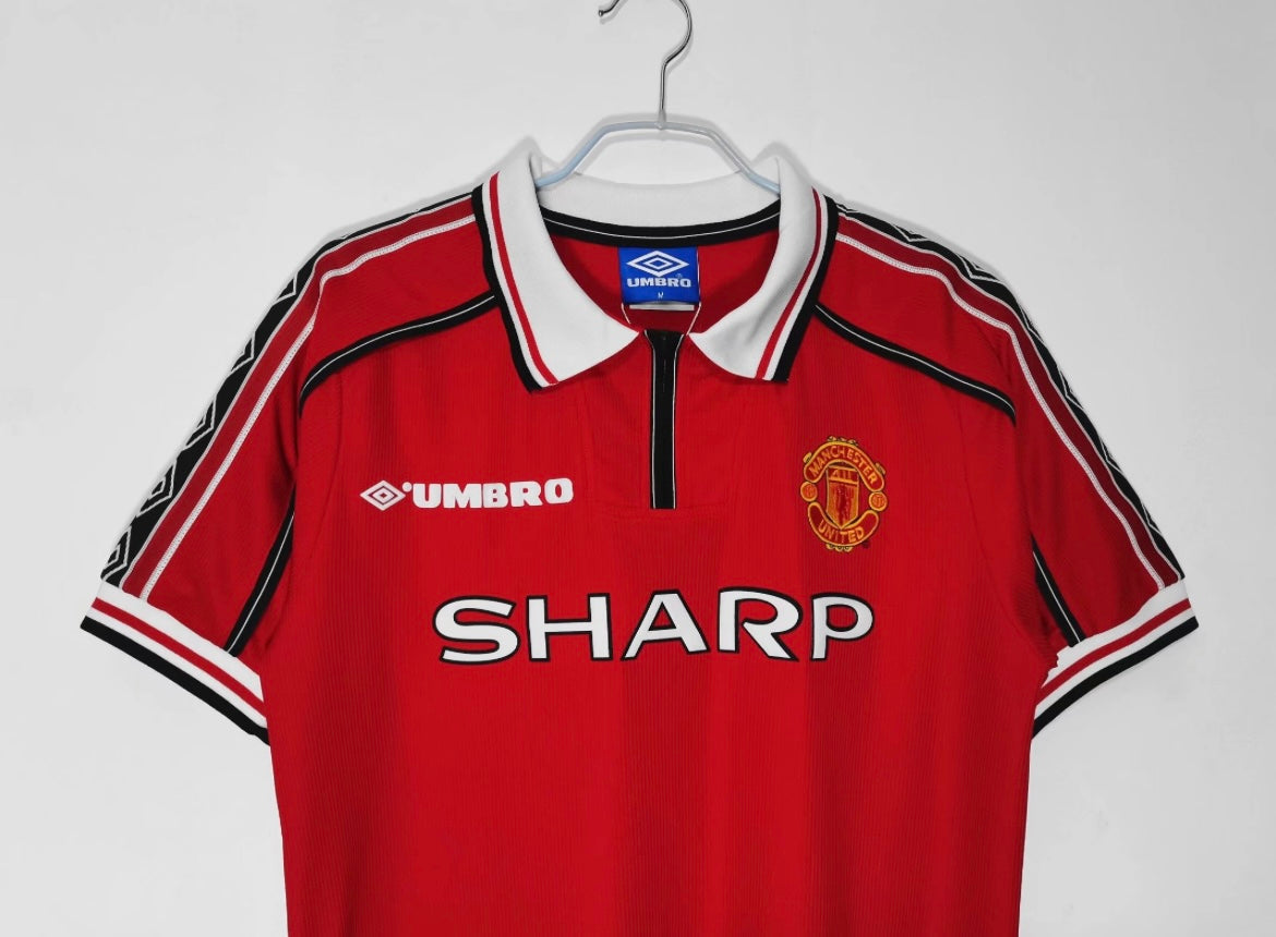 Maillot Rétro Manchester United 1998-99 Domicile