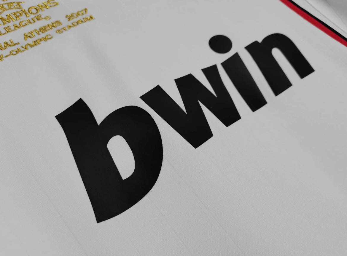 Maillot Rétro AC Milan 2006-07 Extérieur Manches Longues
