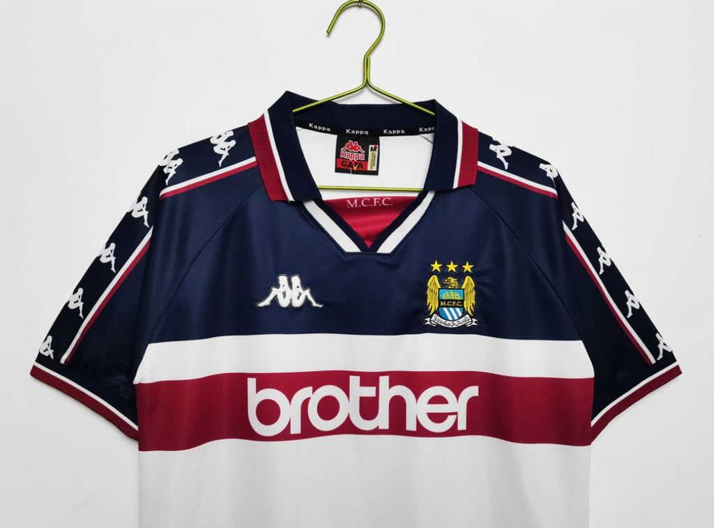 Maillot Rétro Manchester City 1997-98 Extérieur