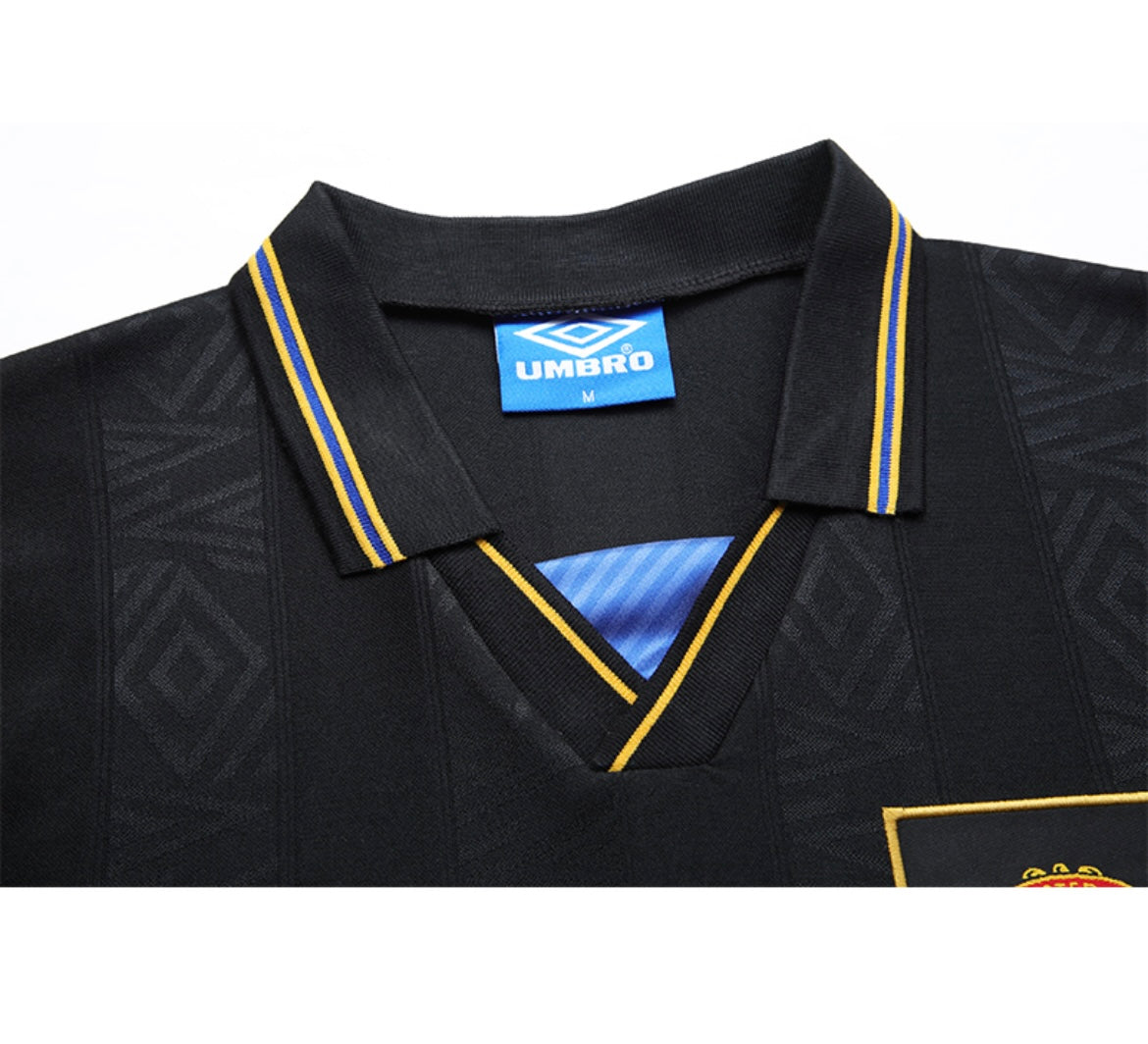 Maillot Rétro Manchester United 1993-94 Extérieur Manches Longues