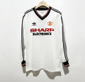 Maillot Rétro Manchester United 1982-83 Extérieur Manches Longues
