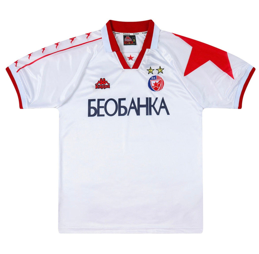 Maillot Rétro Étoile Rouge de Belgrade 1995-96 Extérieur