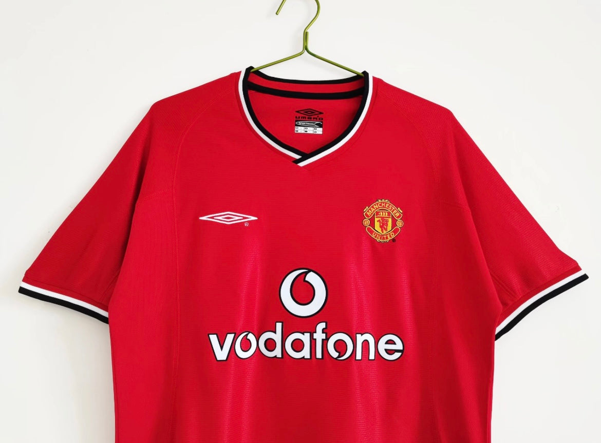 Maillot Rétro Manchester United 2000-01 Domicile