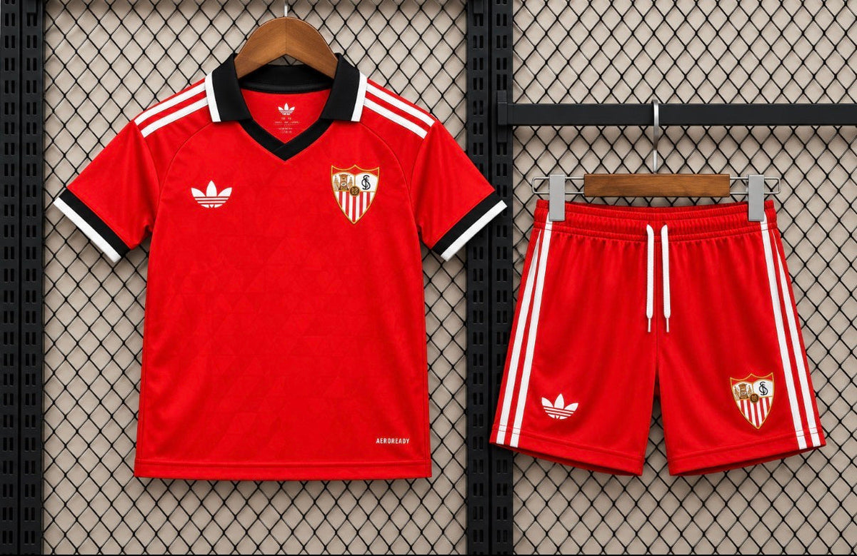 Kit Enfant FC Séville 2026-27 Extérieur