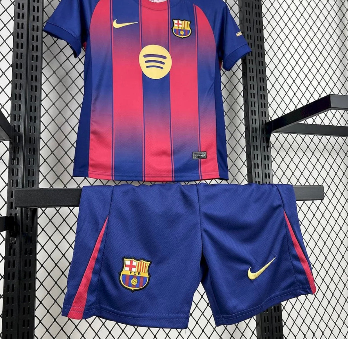 Kit Enfant FC Barcelone 2025-26 Domicile