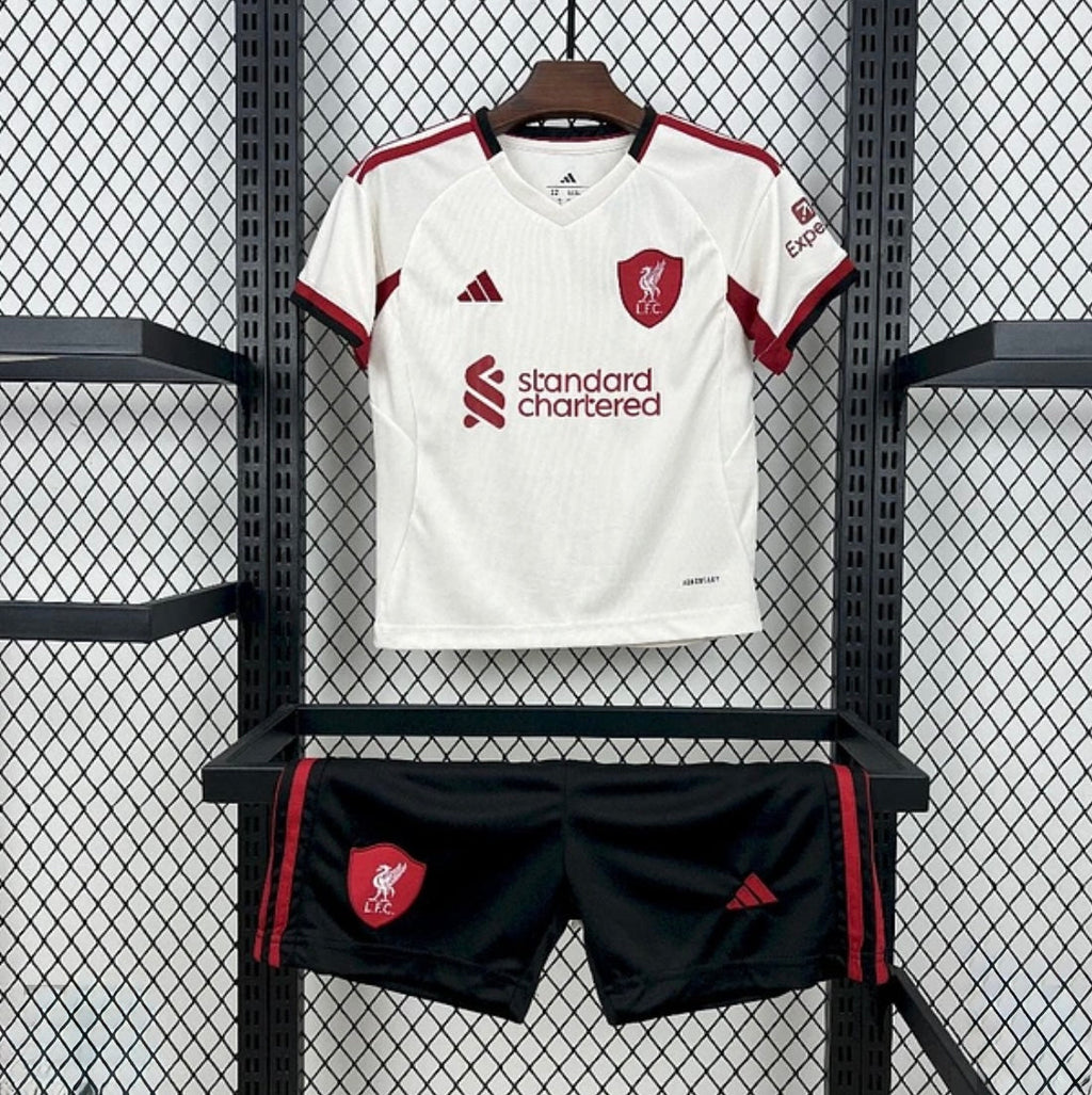 Kit Enfant Liverpool 2025-26 Extérieur