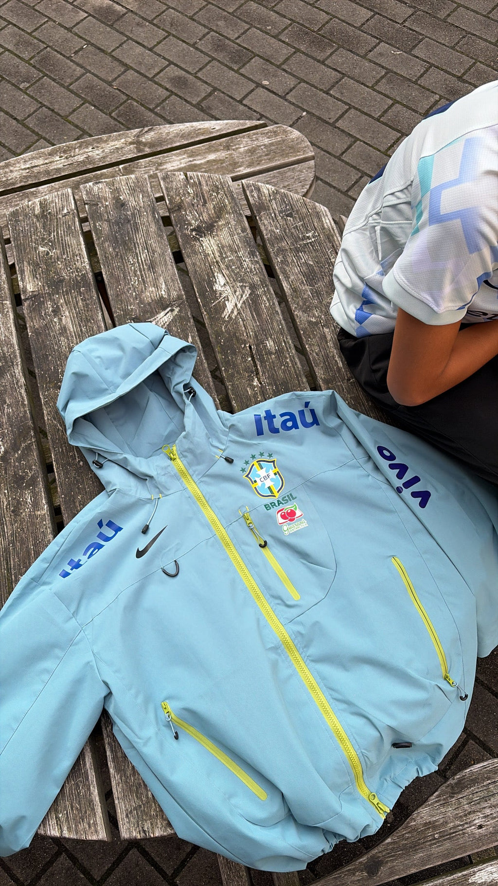 Veste Imperméable Brésil – Bleu Royal | GoalKits