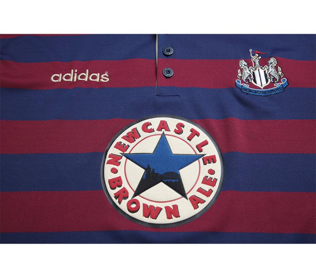 Maillot Rétro Newcastle 1995-96 Extérieur Manches Longues