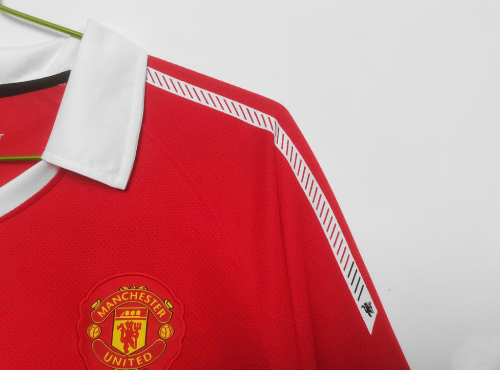 Maillot Rétro Manchester United 2010-11 Domicile Manches Longues