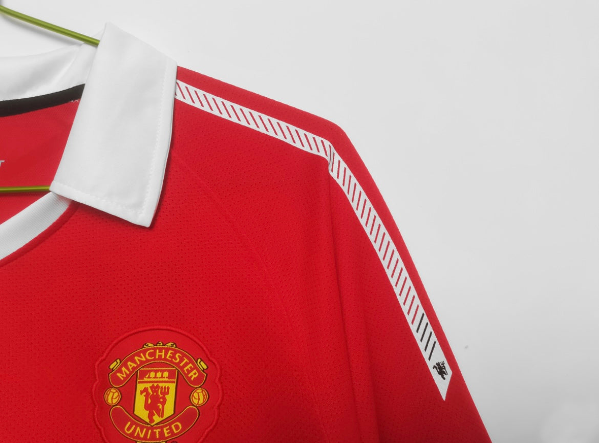 Maillot Rétro Manchester United 2010-11 Domicile Manches Longues