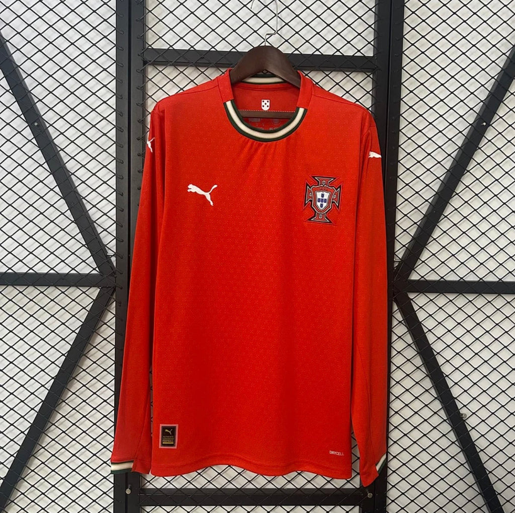 Maillot Portugal 2025 Domicile Manches Longues