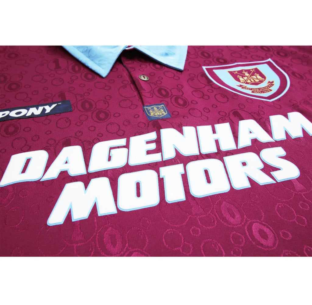 Maillot Rétro West Ham 1995-96 Domicile