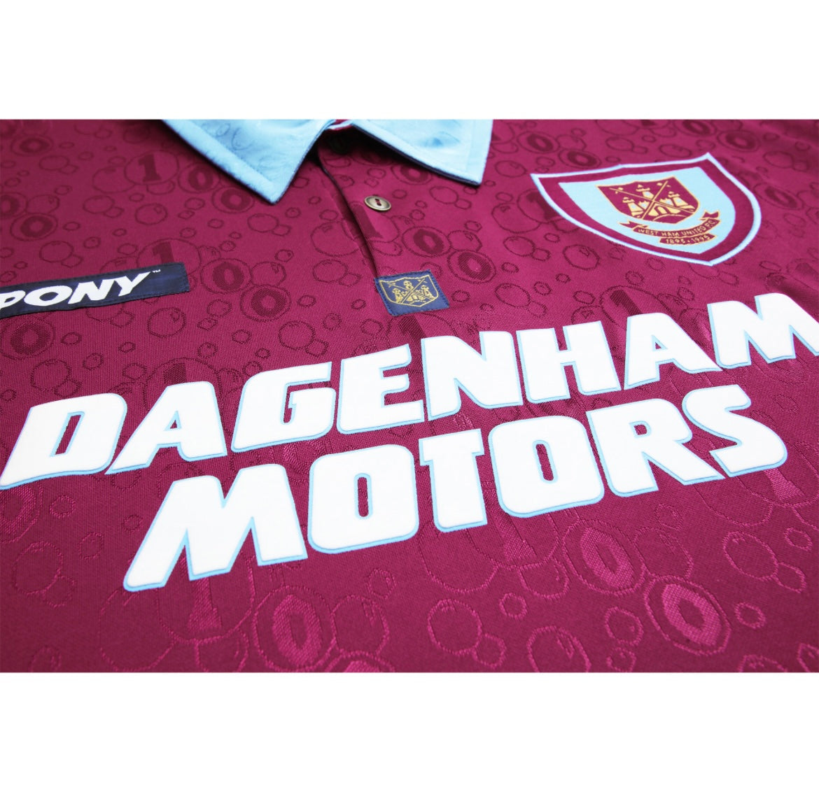 Maillot Rétro West Ham 1995-96 Domicile