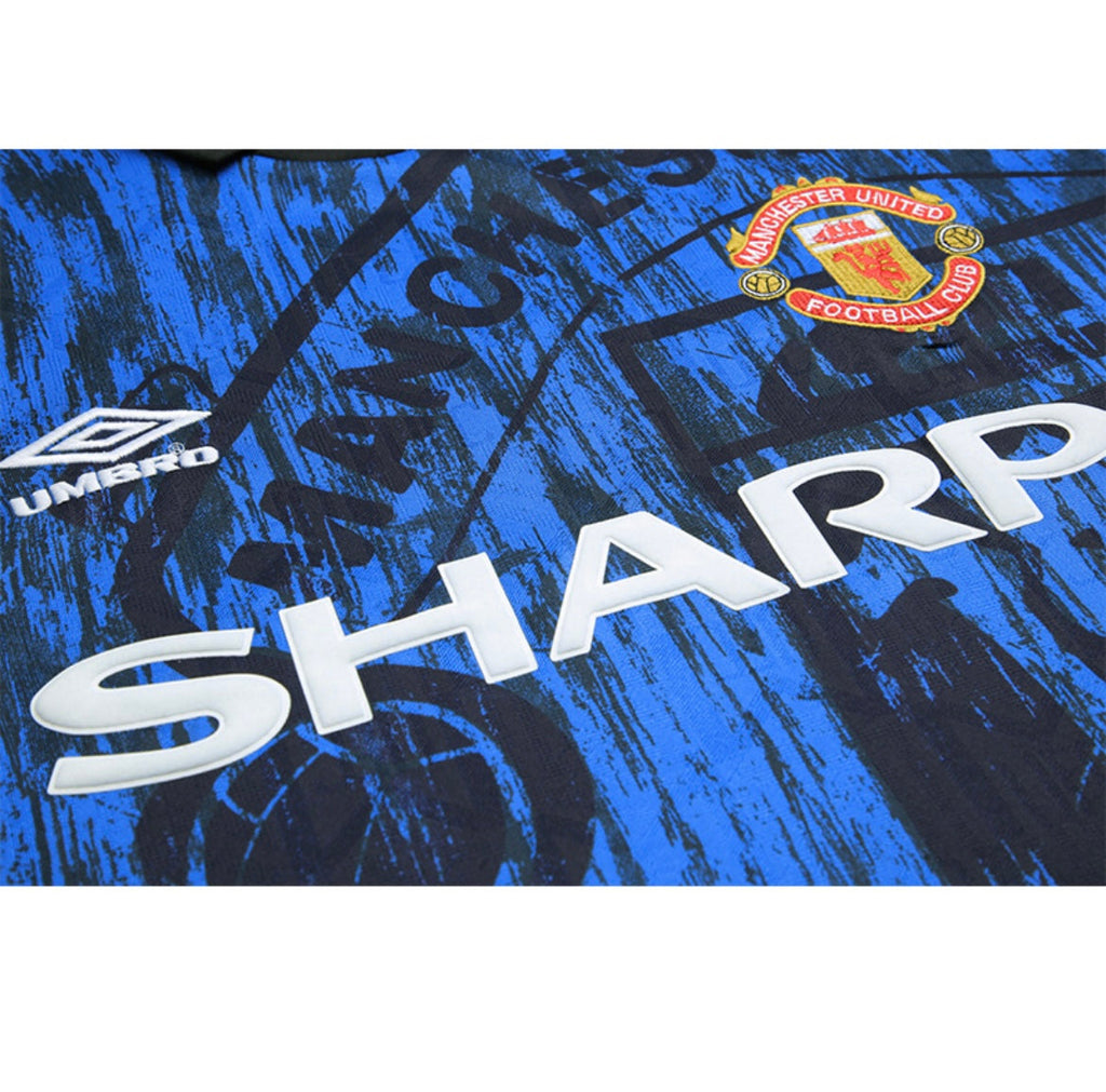 Maillot Rétro Manchester United 1992-93 Extérieur Manches Longues