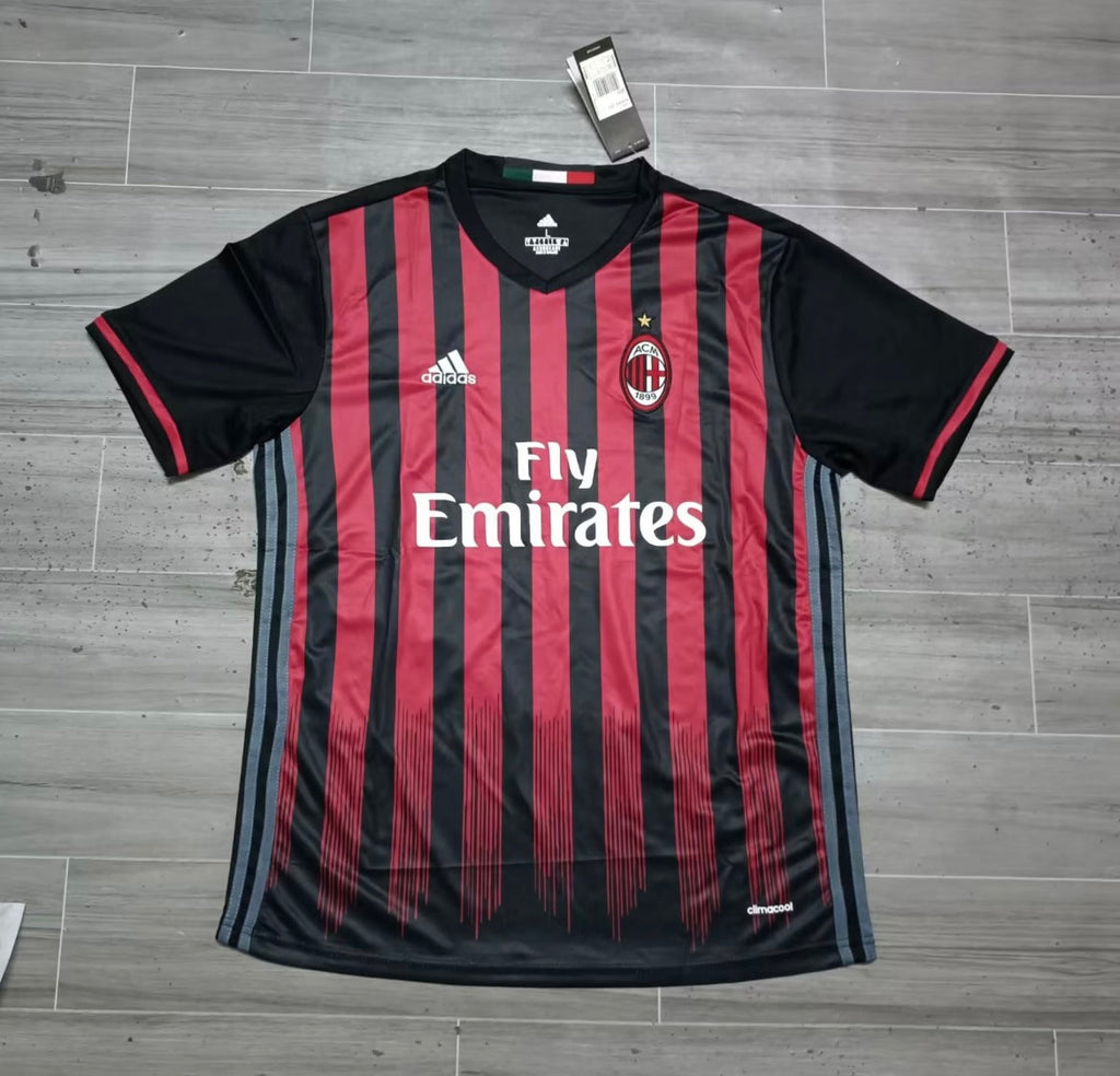 Maillot Rétro AC Milan 2016-17 Domicile