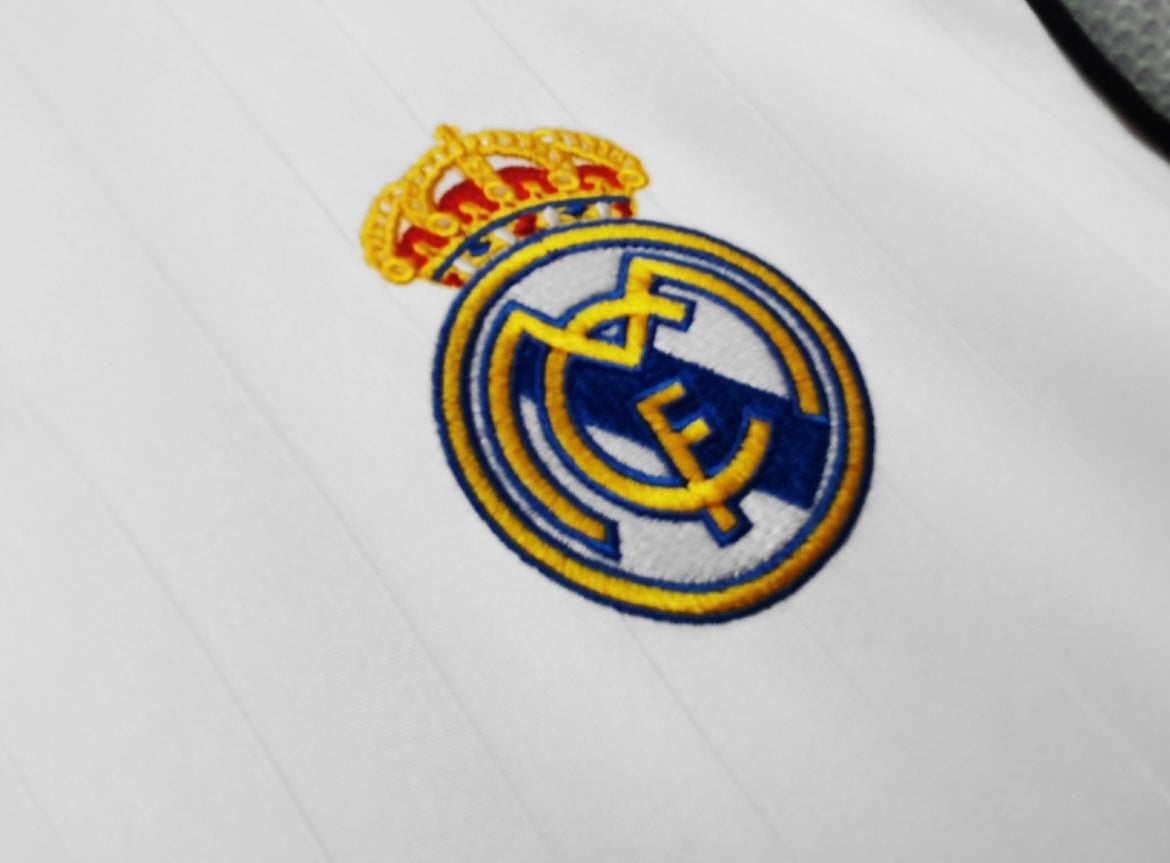Maillot Rétro Real Madrid 2006-07 Domicile Manches Longues