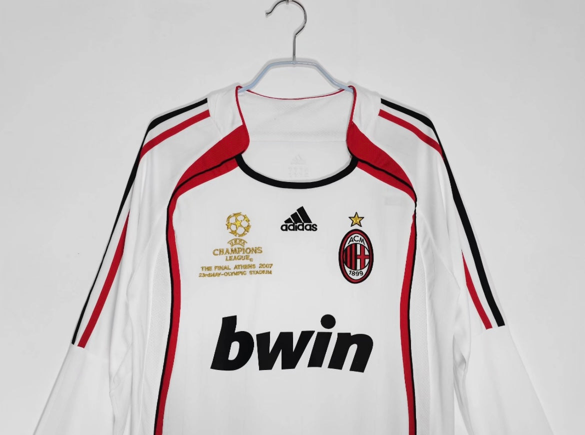 Maillot Rétro AC Milan 2006-07 Extérieur Manches Longues