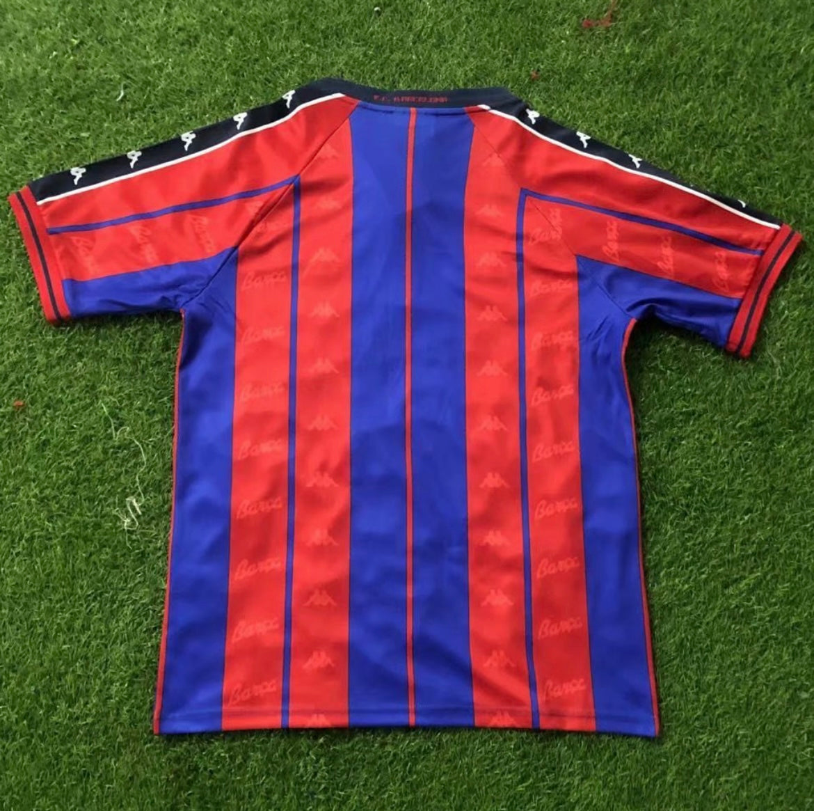 Maillot Rétro FC Barcelone 1997-98 Domicile