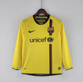Maillot Rétro FC Barcelone 2008-09 Extérieur Manches Longues